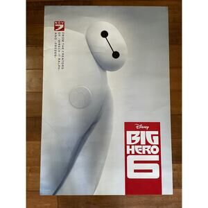 Big Hero 6 Movie Poster 2016 27" x 40" Baymax Movie Memorabilia Hiro Hamada